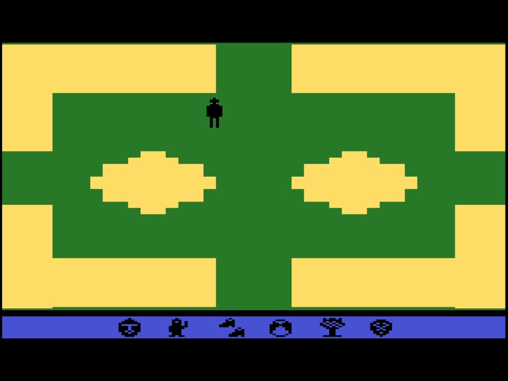 Gameplay of Swordquest Fireworld for Atari 2600